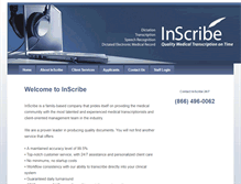 Tablet Screenshot of inscribe.us