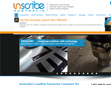 Tablet Screenshot of inscribe.com.au