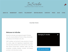 Tablet Screenshot of inscribe.org